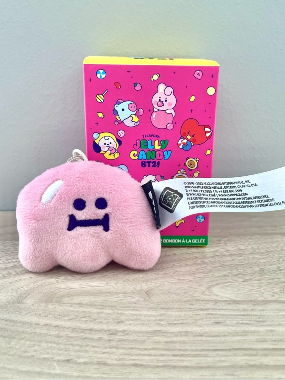 BTS BT21 Jelly Candy Series 2 Mini Plush Pendant - JELLY CANDY GHOST
